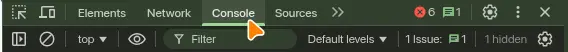 Contoh Error ERR_NETWORK