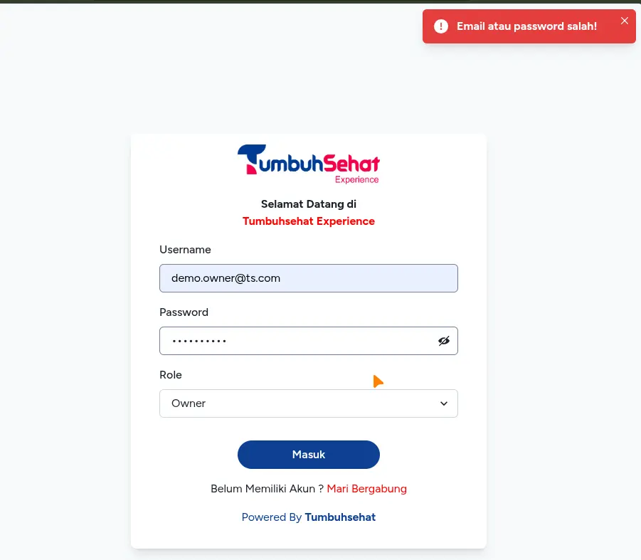Contoh Error